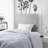 Rainha - Memory Foam Cushioned Dorm Headboard-427992129
