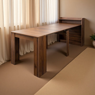 Modern Extendable Dining Table with Storage