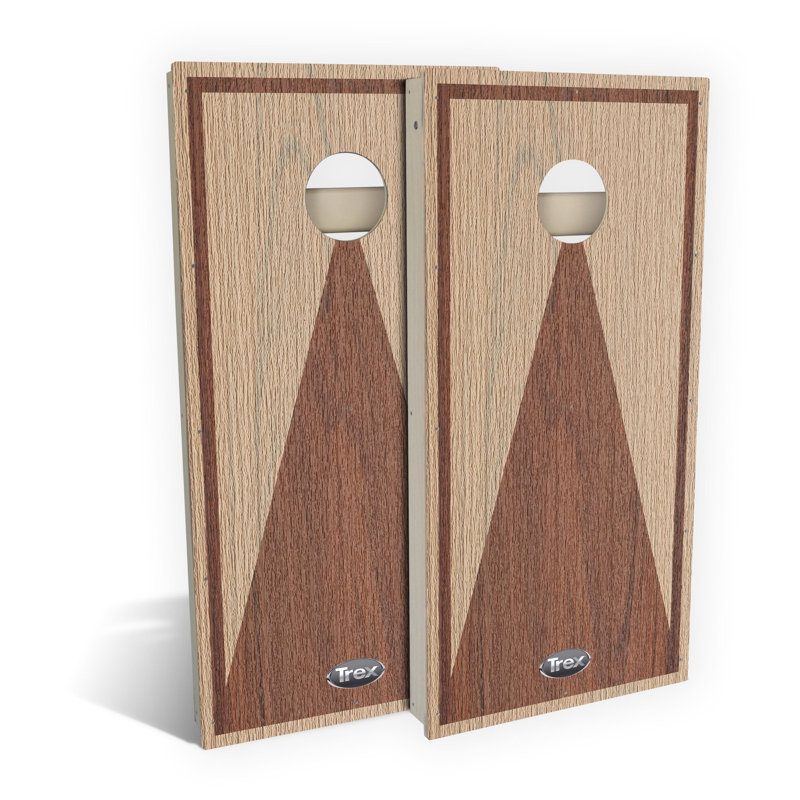 Ensemble de planches de cornets toutes saisons Trex Carmel Hatteras | Comprend (2) planches (8) sacs et accessoires optionnels