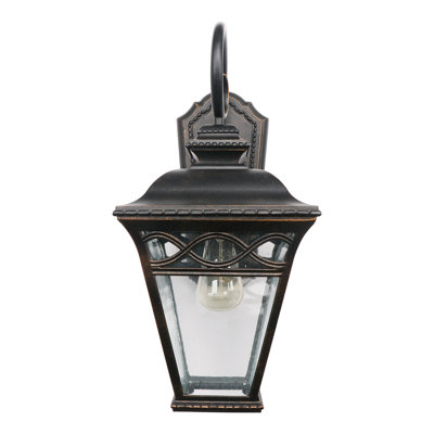 Éclairage extérieur 1 lumière en bronze huilé