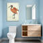 Animaux, animaux, écarlate, oiseau, impression sur toile-923333898