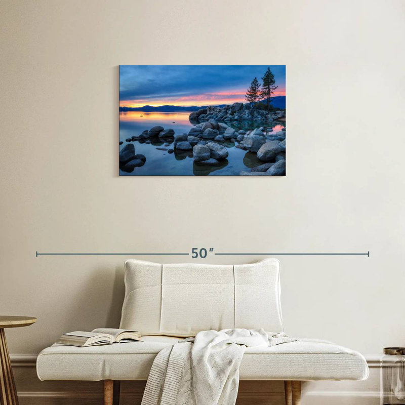 Alvord Evening At Sand Harbor, 20" H x 30" W