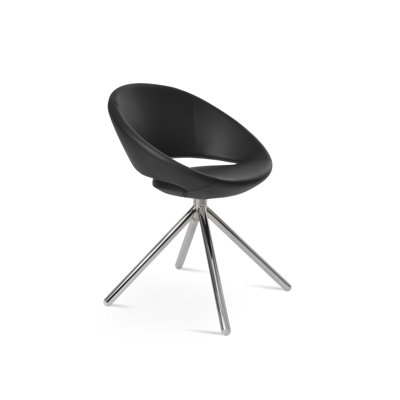 Crescent Stick Swivel Chair