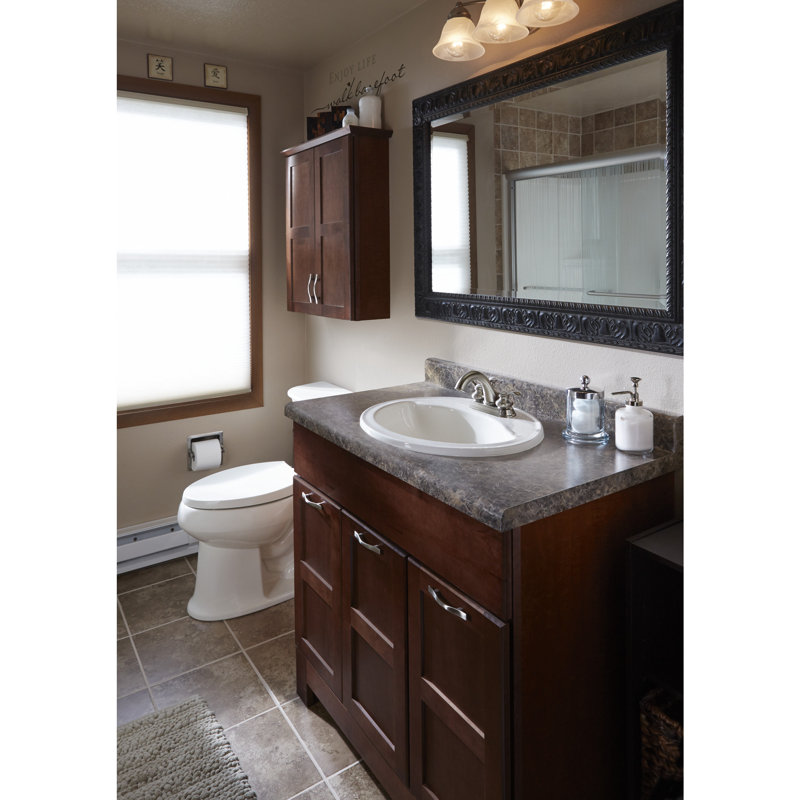 Fairfax Centerset Bathroom Faucet with Drain Assembly, Vibrant Brushed Nickel