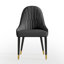 Chaise d'appoint rembourrée en similicuir Frania-1642740805-1650723337
