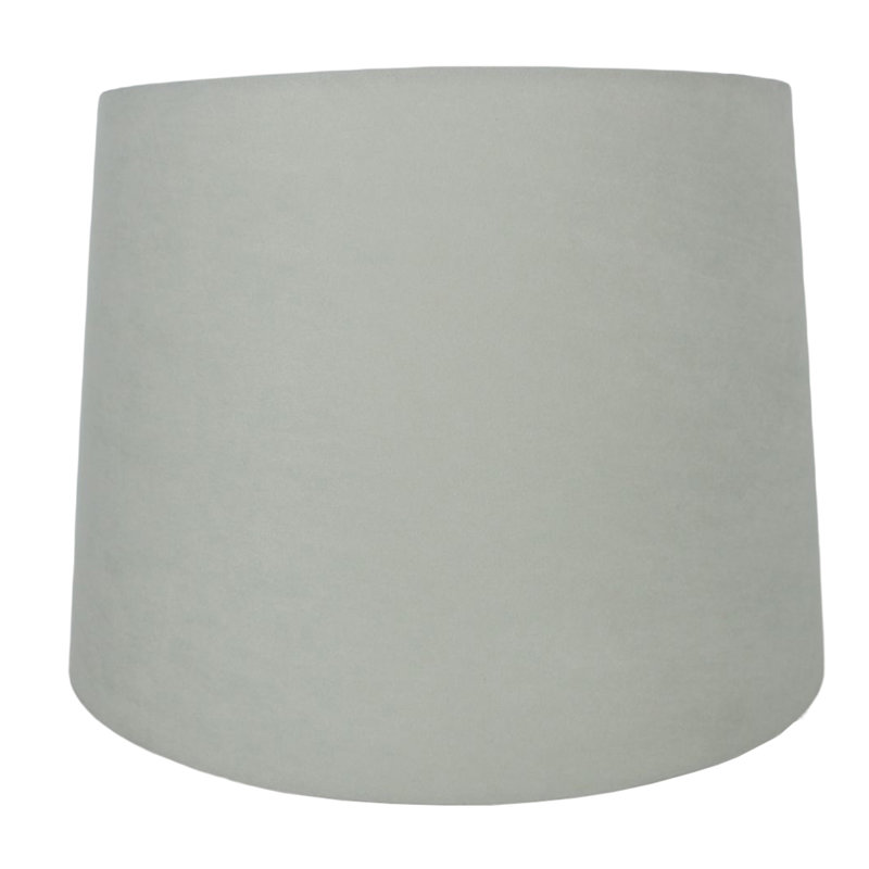 Abat-jour cylindrique en chenille H 8,5 po x l 12 po (araignée), Argent
