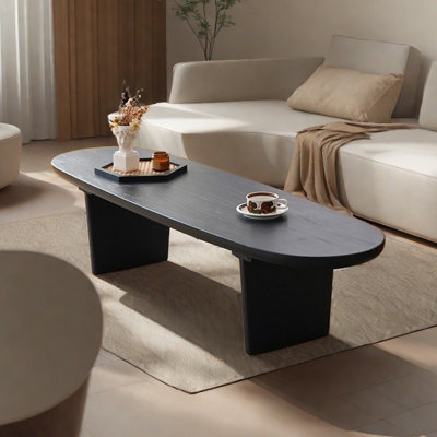 Table basse ovale élégante