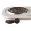 Brûleur électrique double Brentwood 1500w, plaque chauffante blanche de comptoir portable avec chaleur réglable, chauffage uniforme et surface facile à nettoyer-16568417