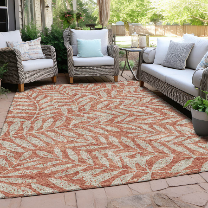Tapis intérieur / extérieur mâle avec envers antidérapant, Rectangle 5 pi x 7 pi 6 po
