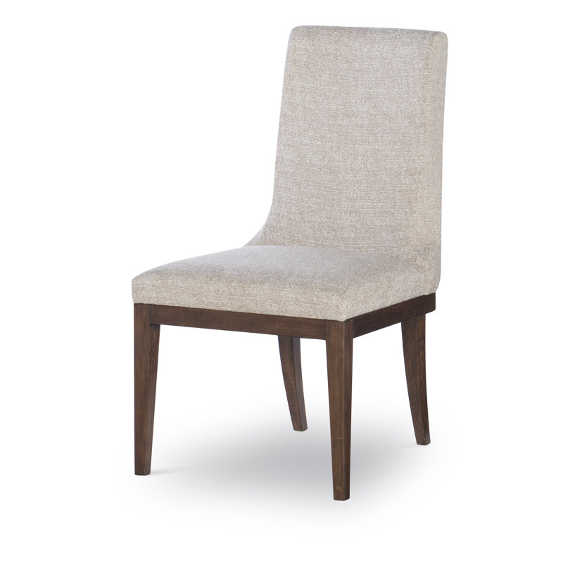 Marten Upholstered Dining Chair, Beige, Brunette