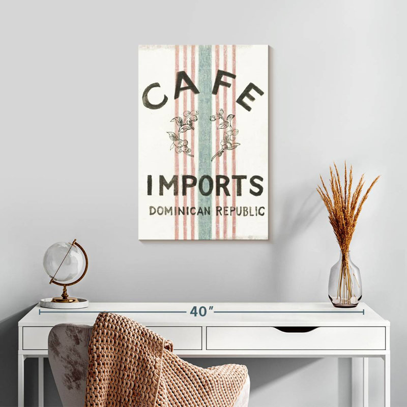 Wake Me Up Coffee Sack II Wall Sign, H 24 po x l 16 po