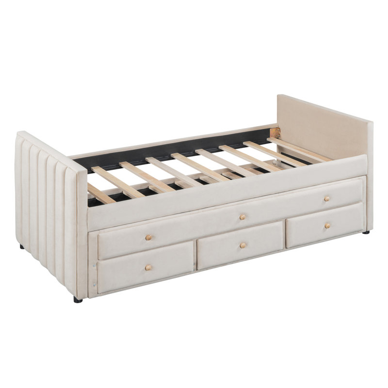 Mainardo Upholstered Daybed, Beige