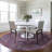 Machine Washable Indoor/Outdoor Claudian ACN1240 Eggplant Rug-103712528