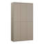 Modern minimalistic shoe cabinet with 6 doors, entryway cabinet, engineered wood-387995874-398819347