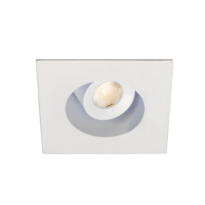 Miniature Downlight 1.75" Adjustable Recessed Trim, White, 3000K