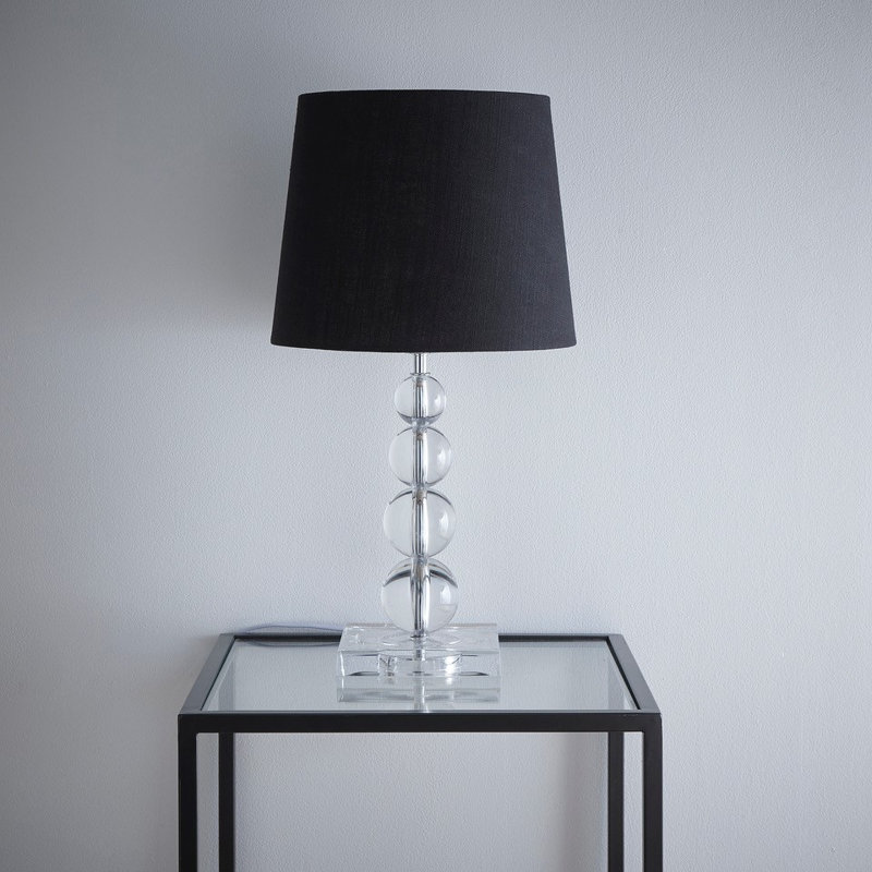 Samee Acrylic Table Lamp, Graphite