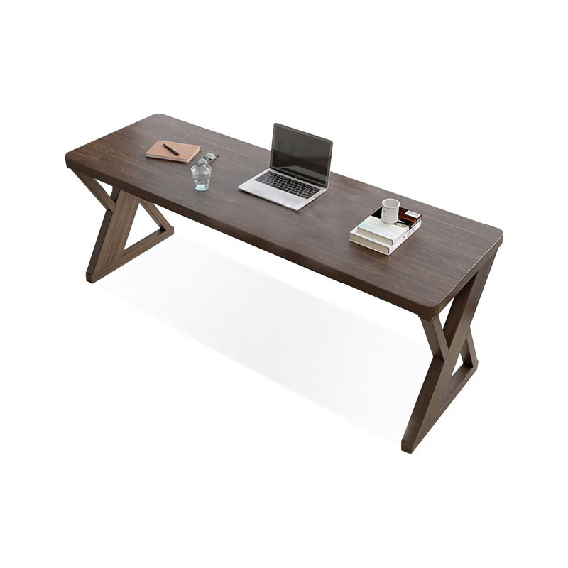 Bureau moderne et simple en bois massif, H 29,53 po x l 62,99 po x P 27,56 po