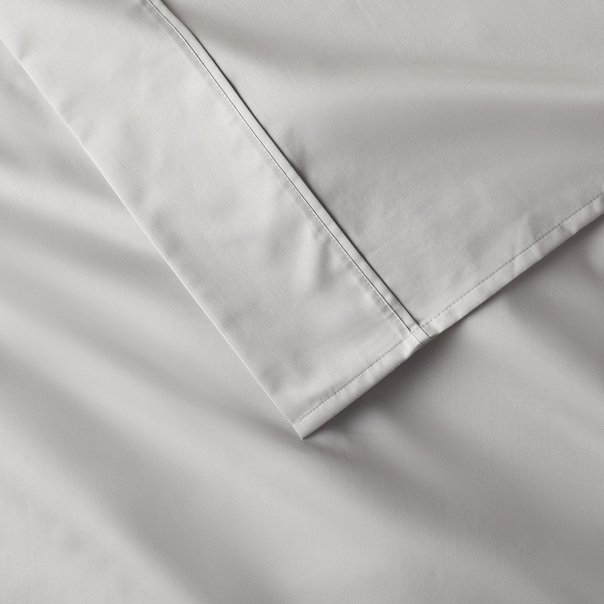 Hayward Egyptian Cotton Sateen Sheet Set, Queen, Soft Gray