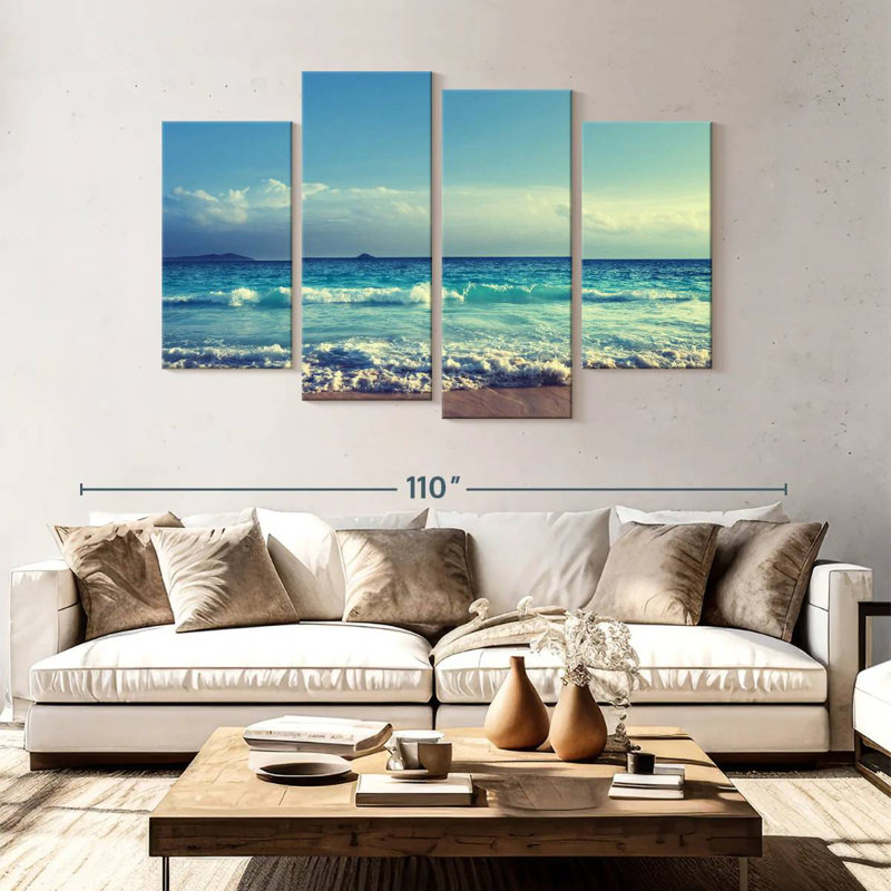 Gillard Seychelles Gillard Waves, H 54 po x l 84 po