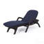 Chaise longue avec coussin