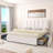 Orwhin Bed Frame 4 Drawers Storage, Upholstered Bed Frame with Velvet Adjustable Headboard Queen Full King Size Platform Bed Wood Support-860195973-807684305
