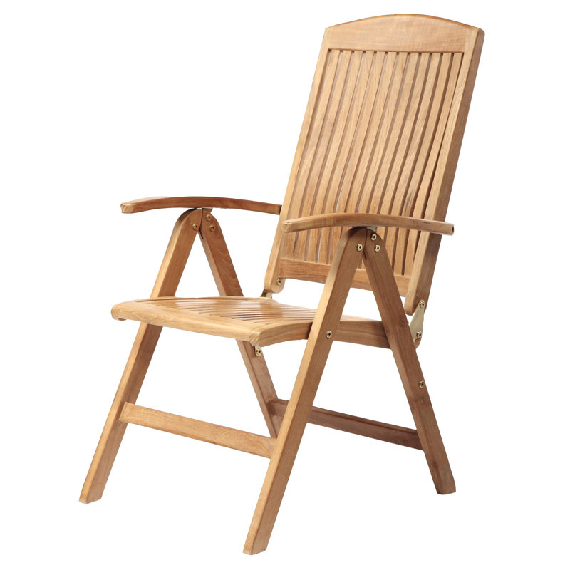 Colorado Teak Wood Recliner Chair with Armrests
