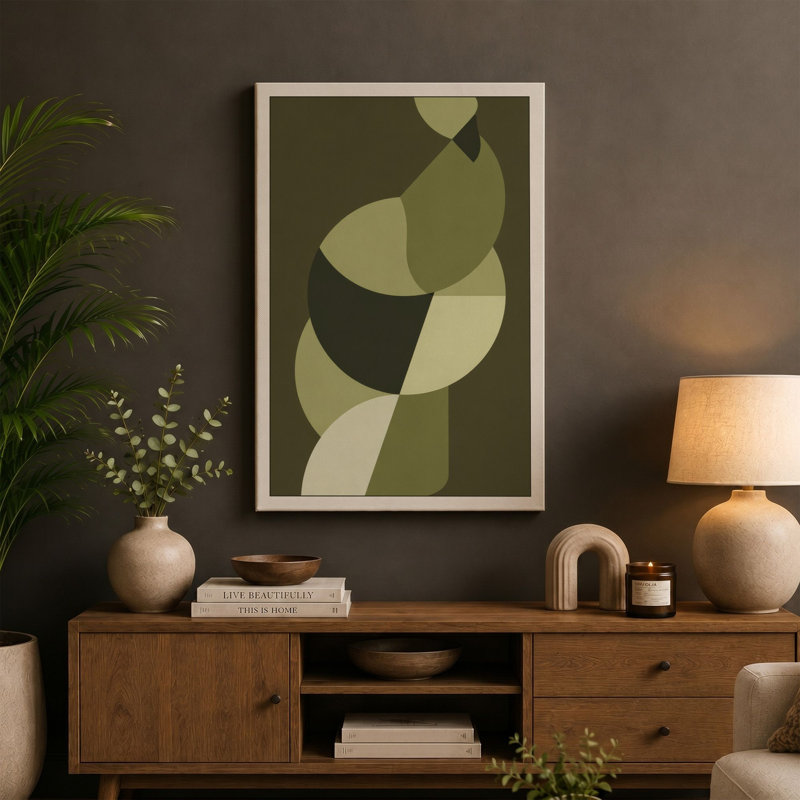 Print, 30x20 - 76.2 x 50.8 cm, Teal Border