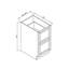 Armoire de cuisine à 2 tiroirs l 30 po x H 34,5 po x P 25 po prête à assembler Casainc-132275250