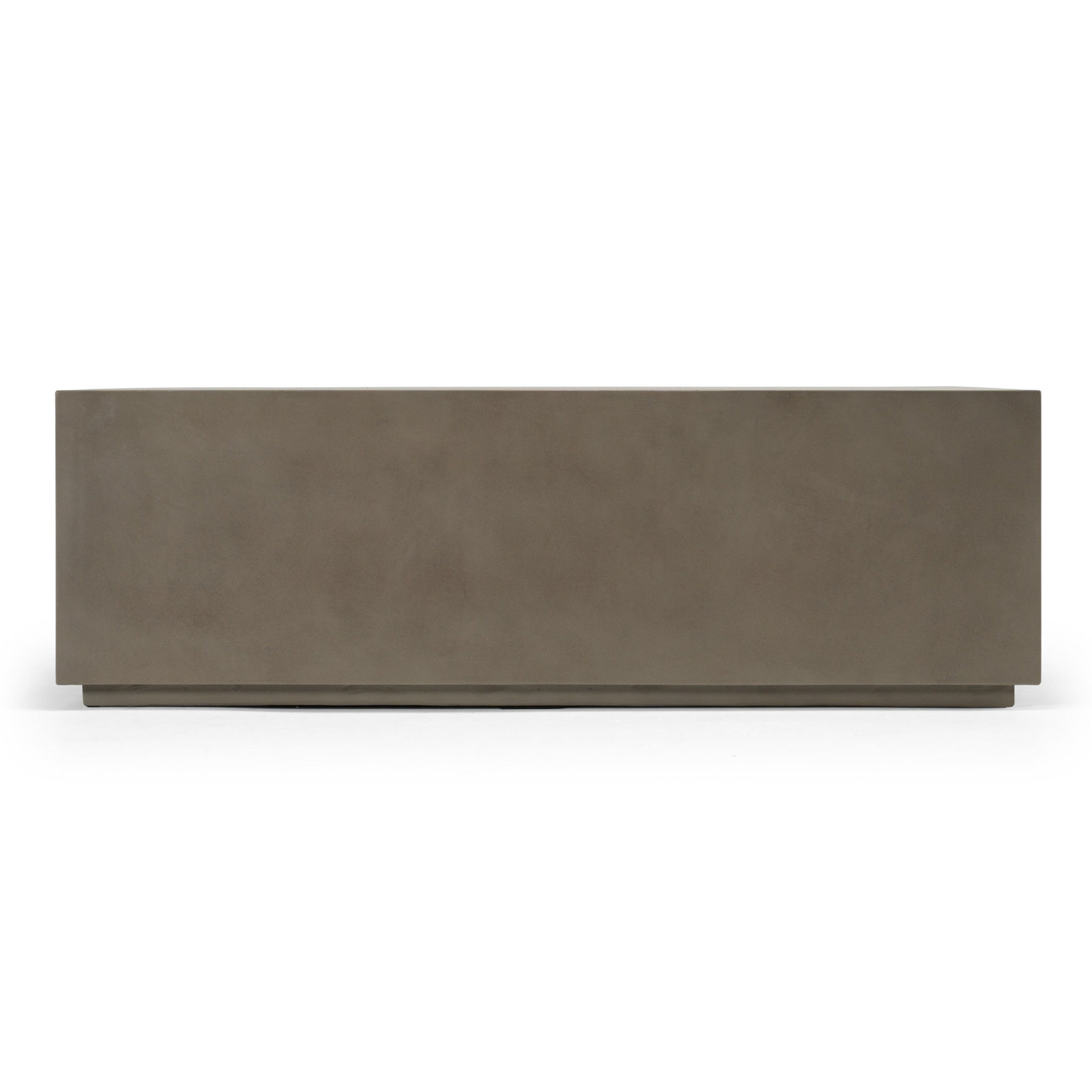 Polly 51" Concrete Coffee Table, Gray