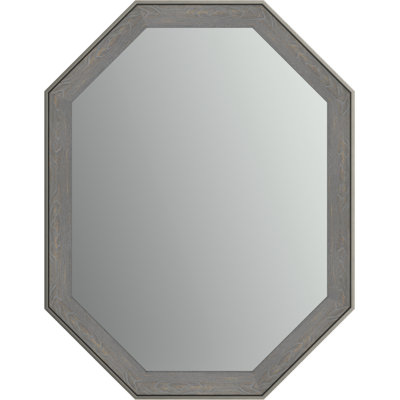Delta Octagonal Standard Float Mount Framed Bathroom / Vanity Mirror