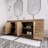 Spring 84" Double Sink Bathroom Vanity-90692635