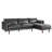 Arantza Faux Leather L-Shaped Sectional-49707286-90284738