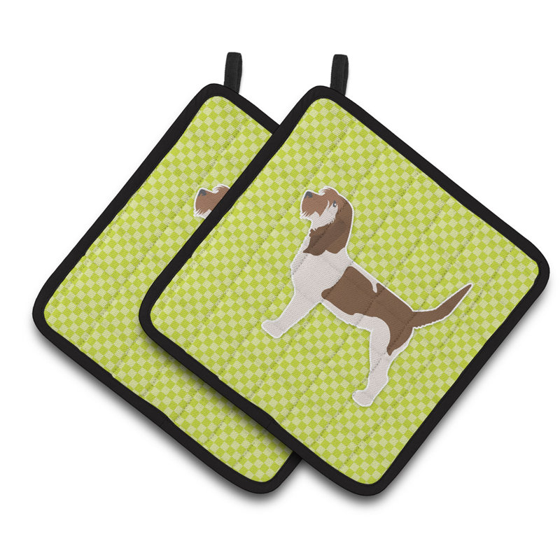 East Urban Home Polyester Potholder, Green