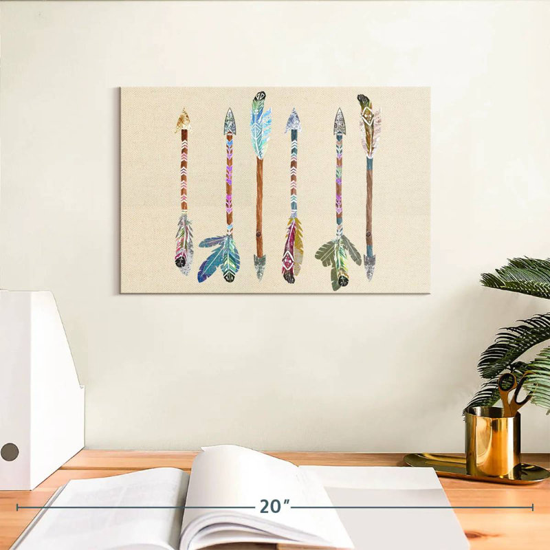 Plumes décoratives bohème Kerner, H 8 po x l 12 po