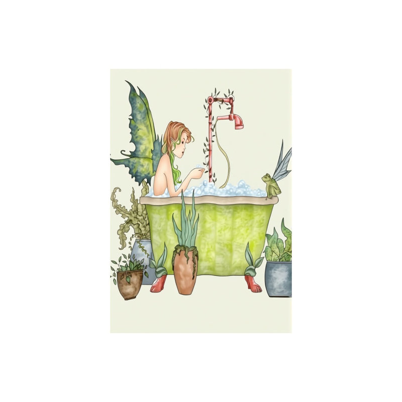 Rideaux de douche Fairy & Frog, 71 x 71