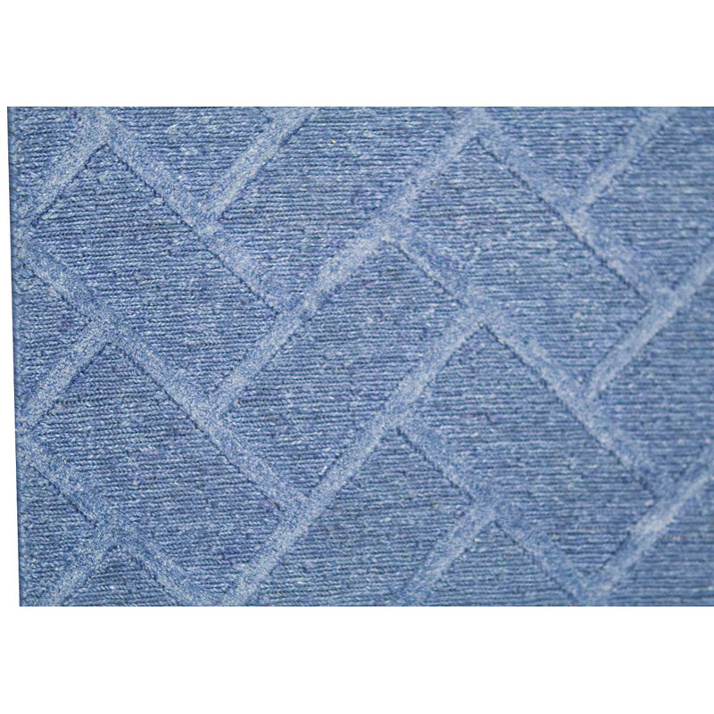 Cotton Area Rug in Blue