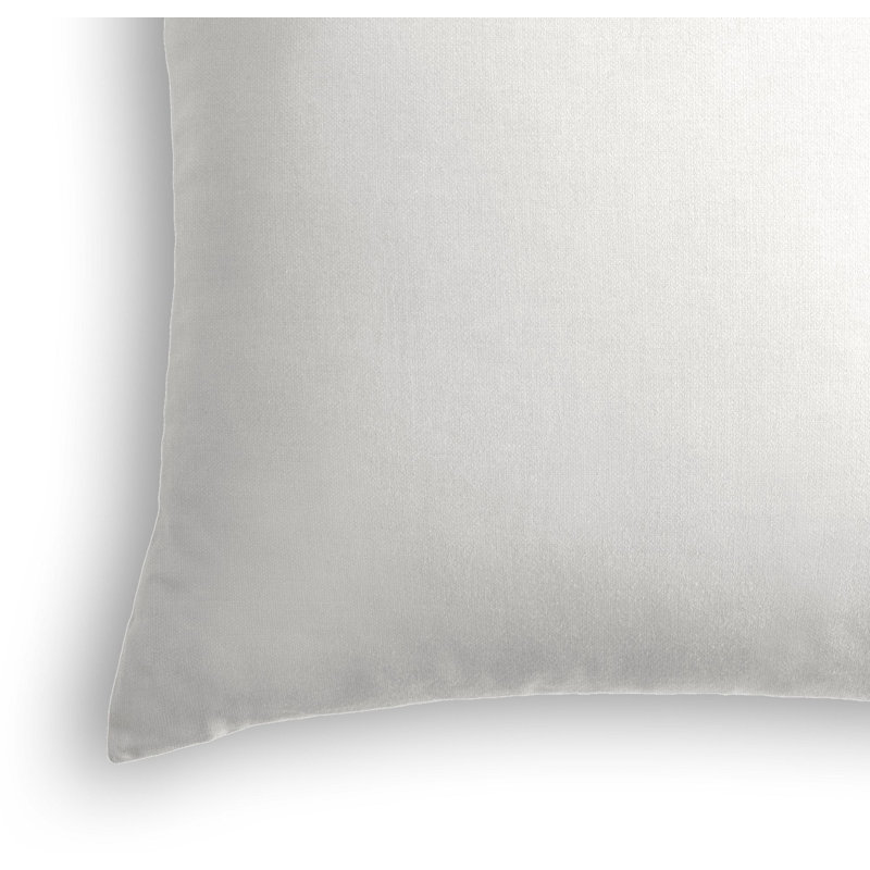 Coussin décoratif en lin , 16 po x 16 po, Blanc