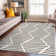 Boho Stripe Design Low Pile Performance Area Rug