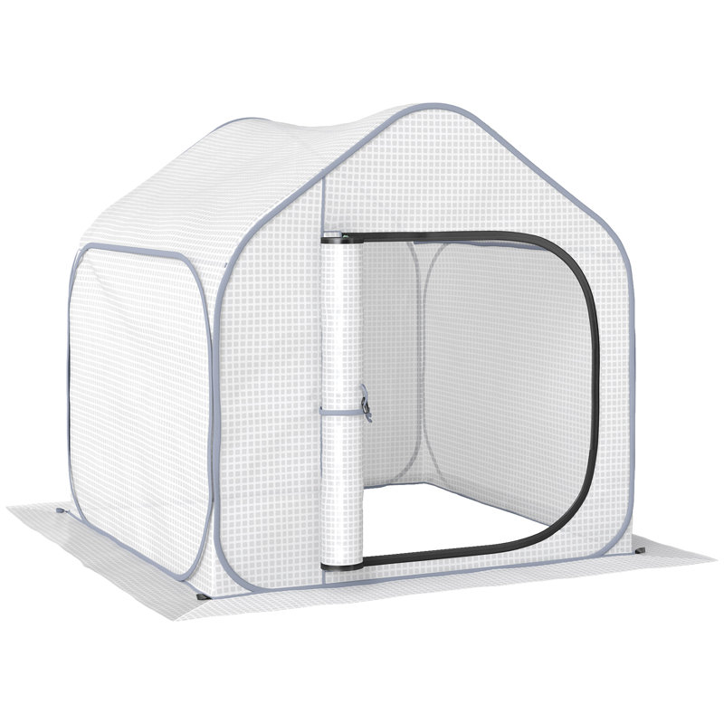 Breya Modern Pop-Up Greenhouse With Durable Steel Frame And 140gsm Plastic Cover