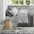 Durable 3-piece Polyester Bedding Sets, Queen Size With Modern Stripes