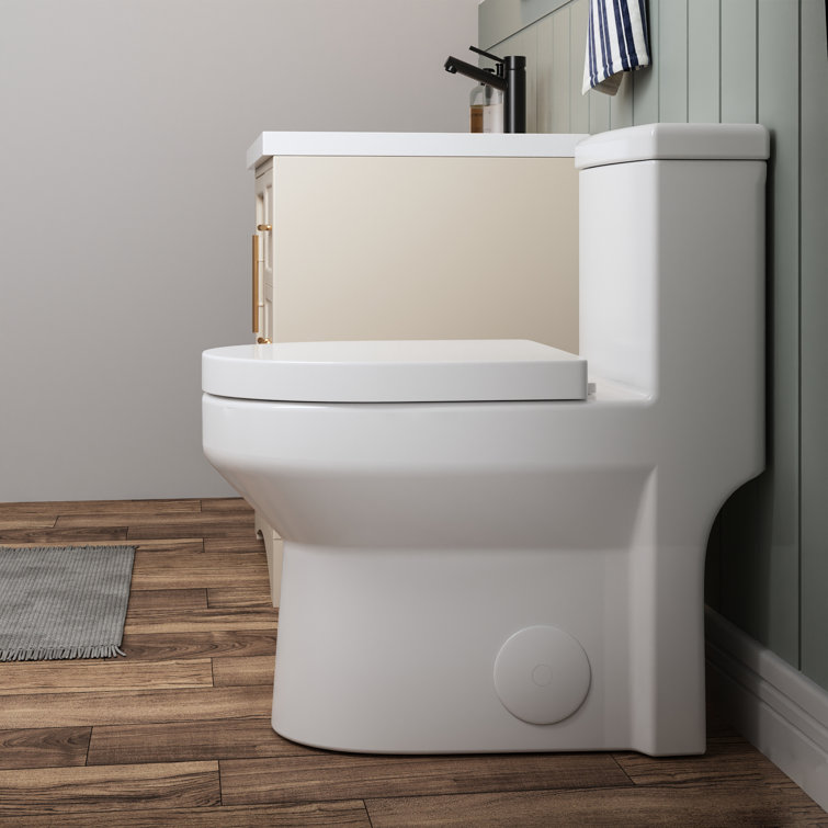 Liberty Dual-Flush Round One-Piece Toilet (Seat Included)