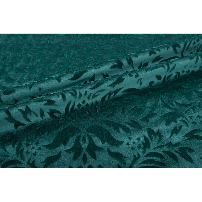 Holli Room Darkening Pencil Pleat Door Curtain Panel, Green