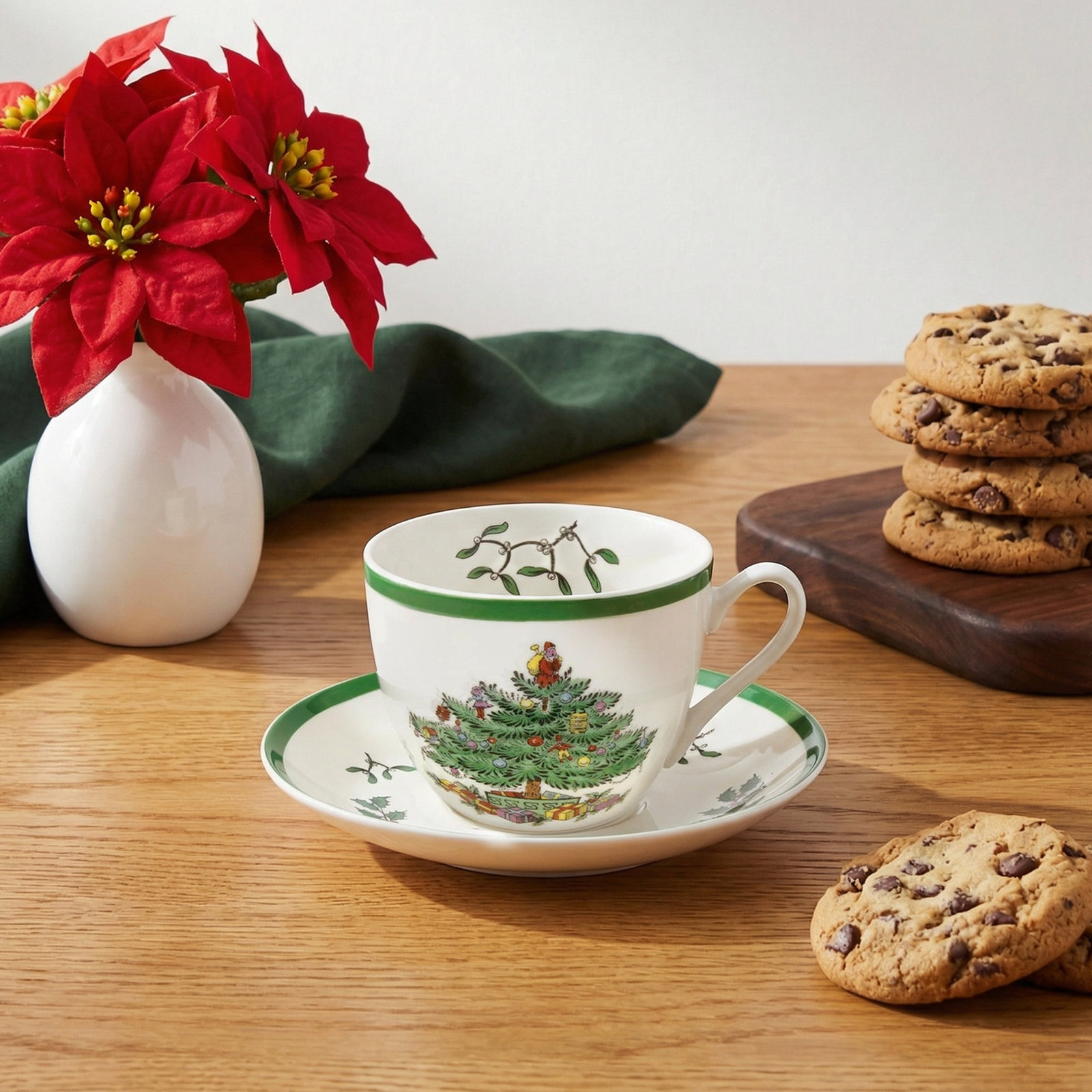 Christmas Tree Teacup