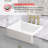 19'' L Single Bowl Fireclay Kitchen Sink-87703924
