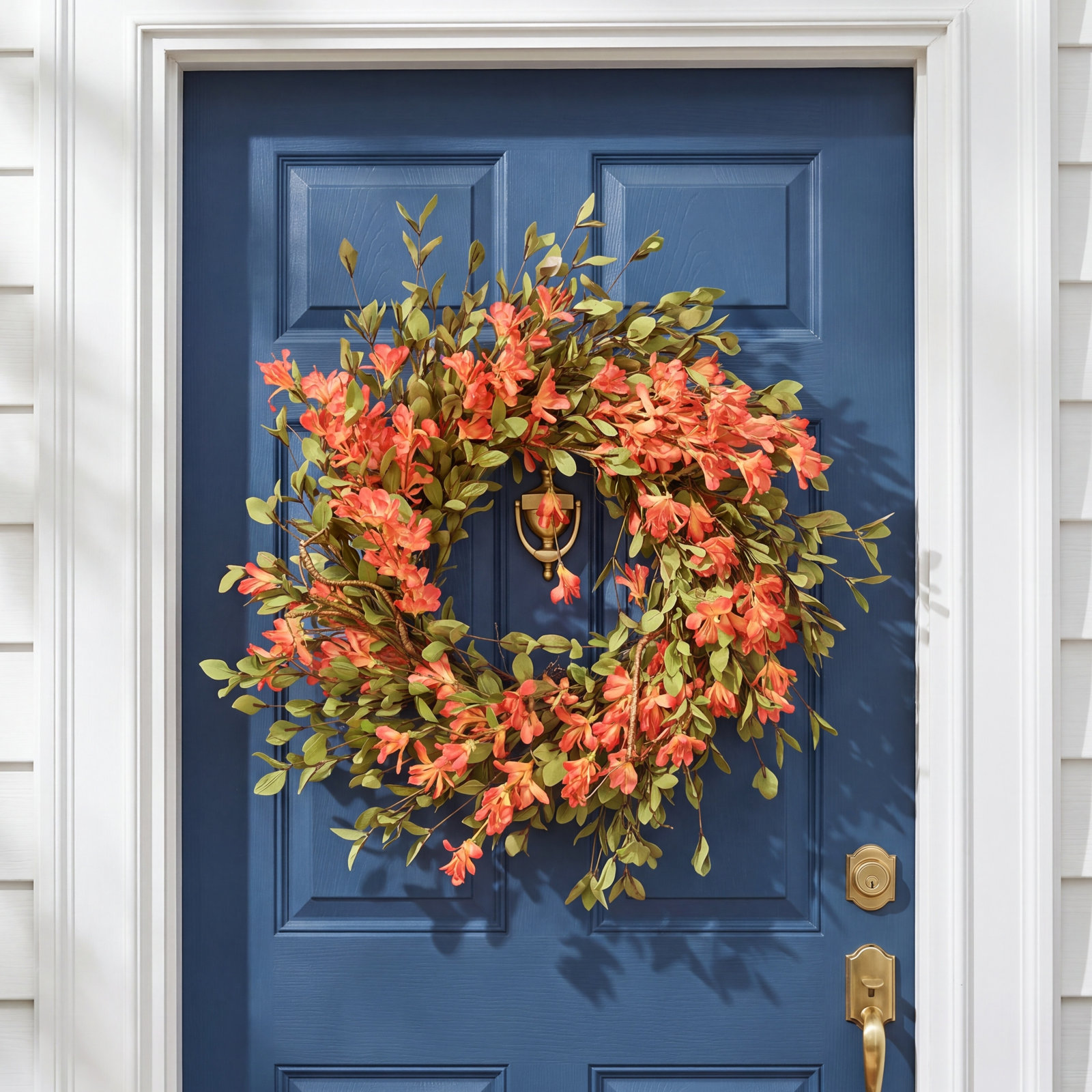 24" Handcrafted Forsythia No Holiday Wreath