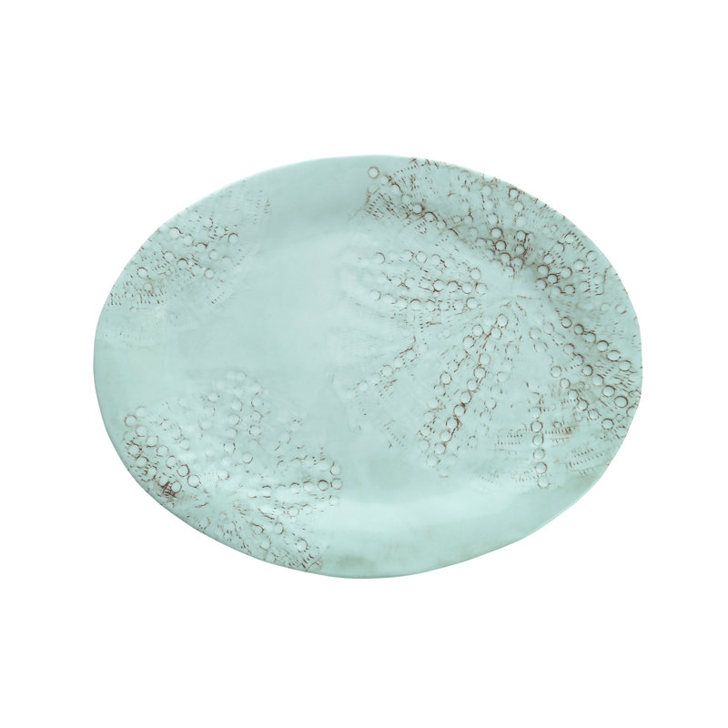 Fortessa Eddie Oval Melamine Platter, Mint Green