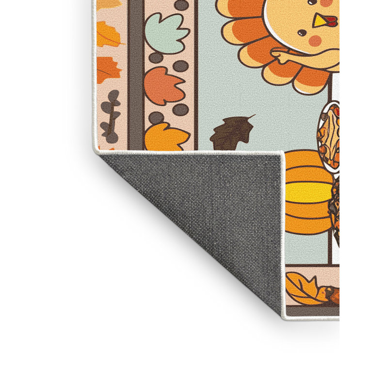 Tapis des fêtes de fin d'année The Holiday Aisle®, Rectangle 5 pi x 7 pi