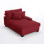 Milbrey Oversized Upholstered Chaise Lounge with Armrests & Throw Pillows-1671006352-1659278643-1659278644