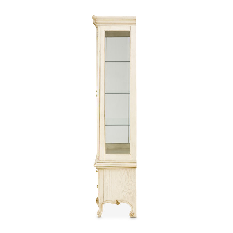 Lighted China Cabinet, Champagne