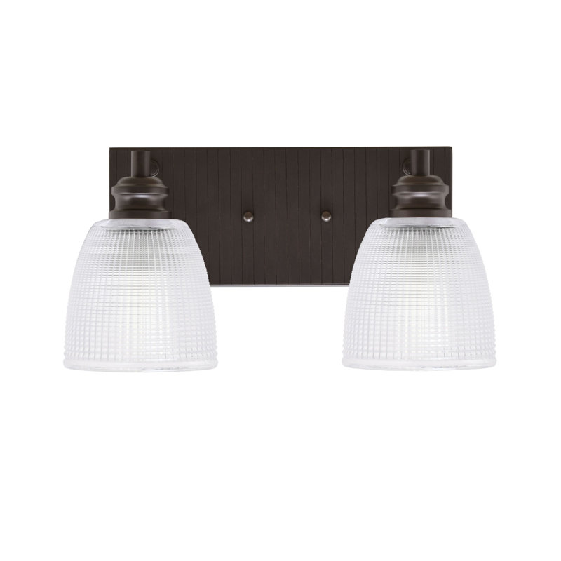 Éclairage pour meuble-lavabo à 2 lumières Aslyn, Espresso